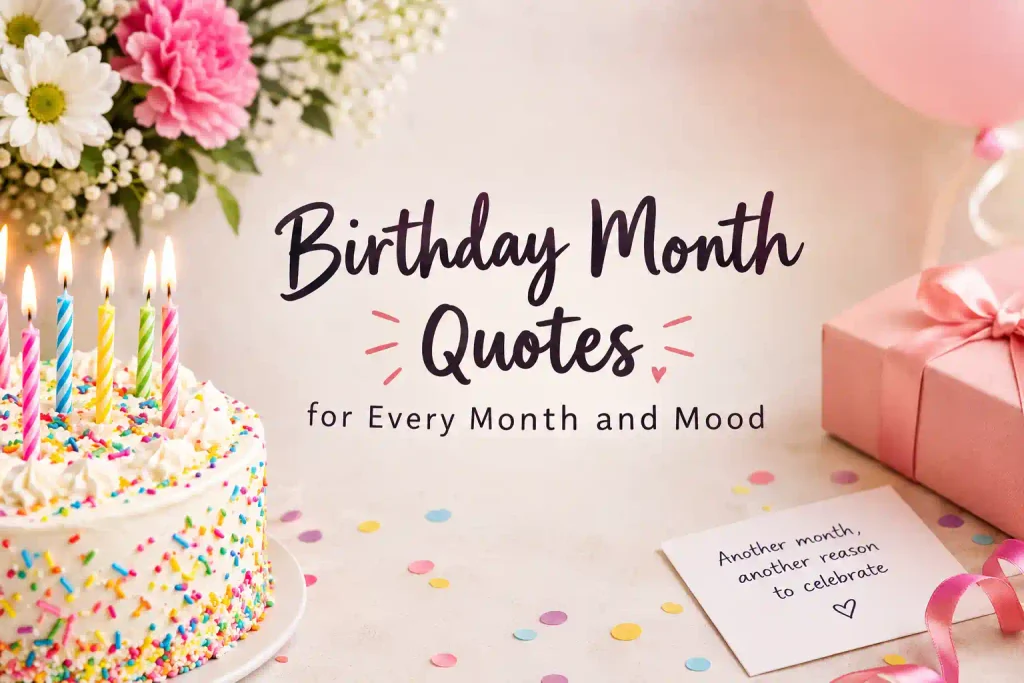 birthday month quotes