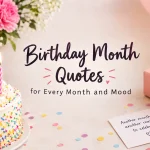birthday month quotes