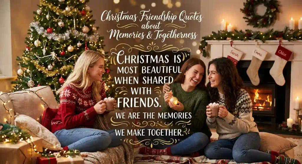 Christmas Friendship Quotes About Memories and Togetherness