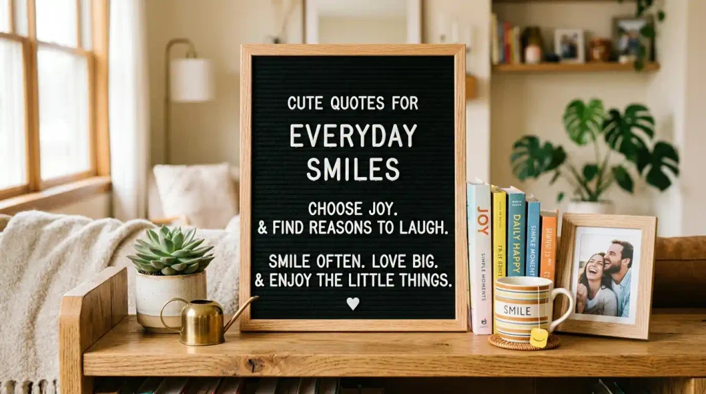 Cute Letter Board Quotes for Everyday Smiles