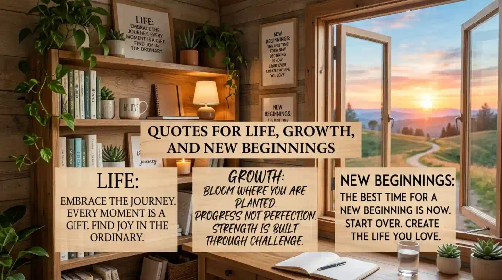 Enough Quotes for Life, Growth, and New Beginnings