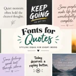 fonts for quotes