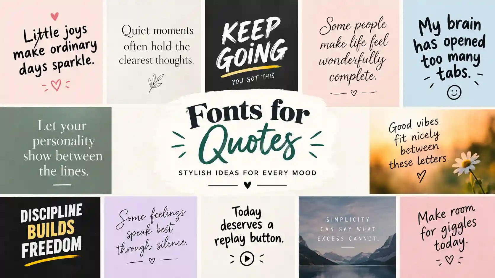 fonts for quotes