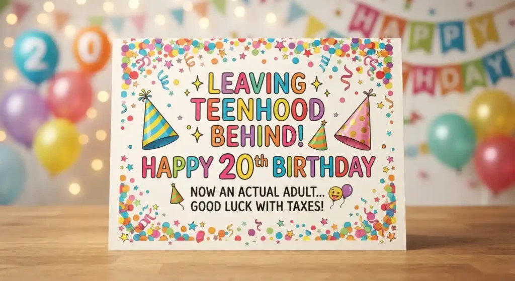 Funny 20th Birthday Quotes