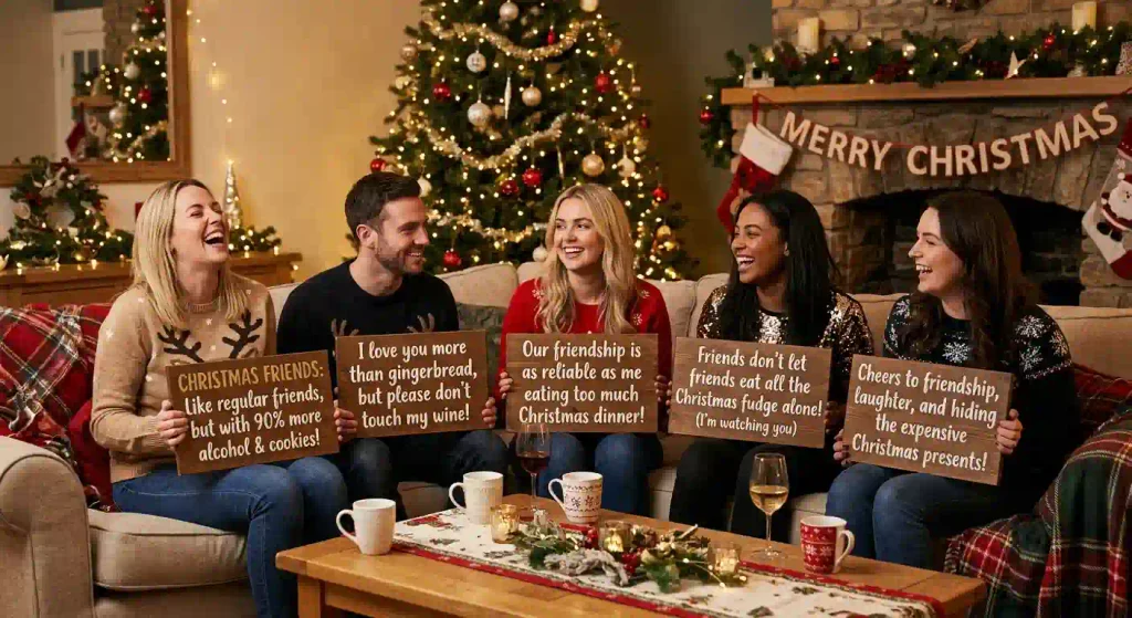 Funny Christmas Friendship Quotes for Holiday Laughs