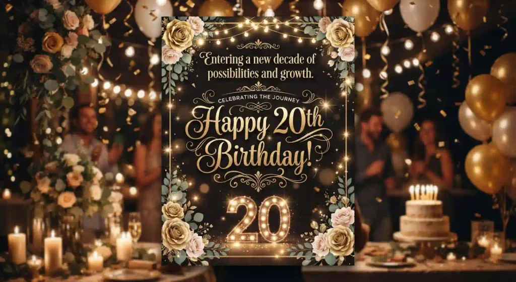 Meaningful 20th Birthday Quotes