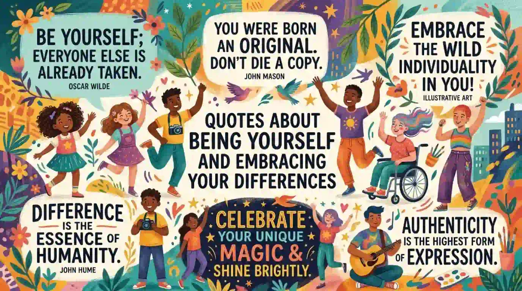 Quotes About Being Yourself and Embracing Your Differences