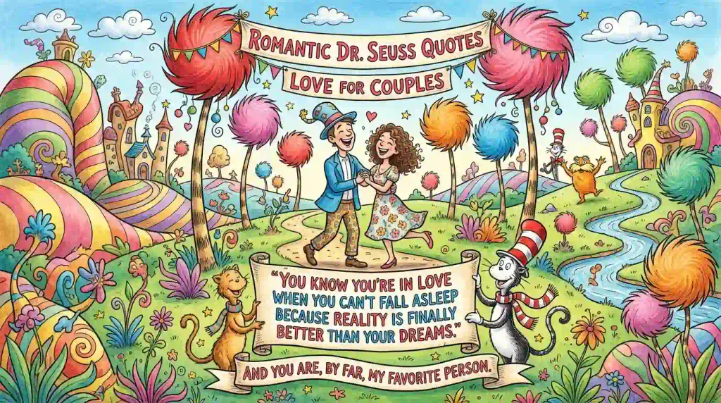 Romantic Dr Seuss Quotes Love for Couples