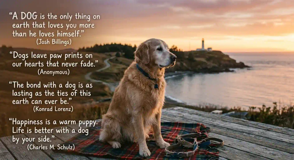 Thoughtful Dog Quotes About Memories, Life, and Companionship