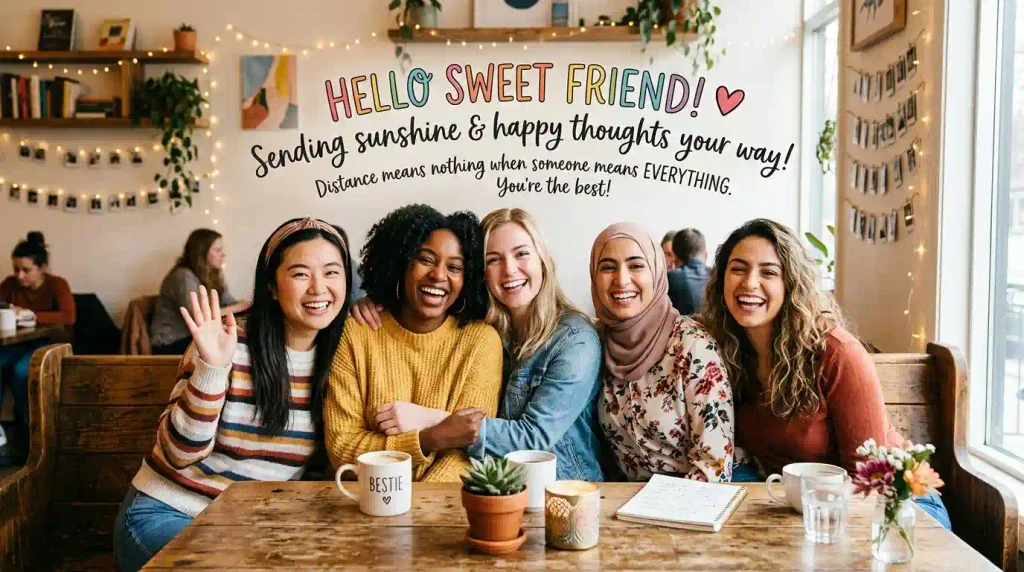 Cute Hello Quotes for Friends and Besties 