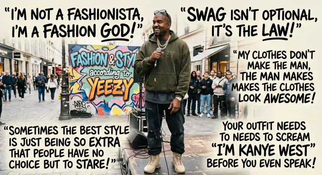 Funny Kanye Inspired Quotes About Fashion and Style 