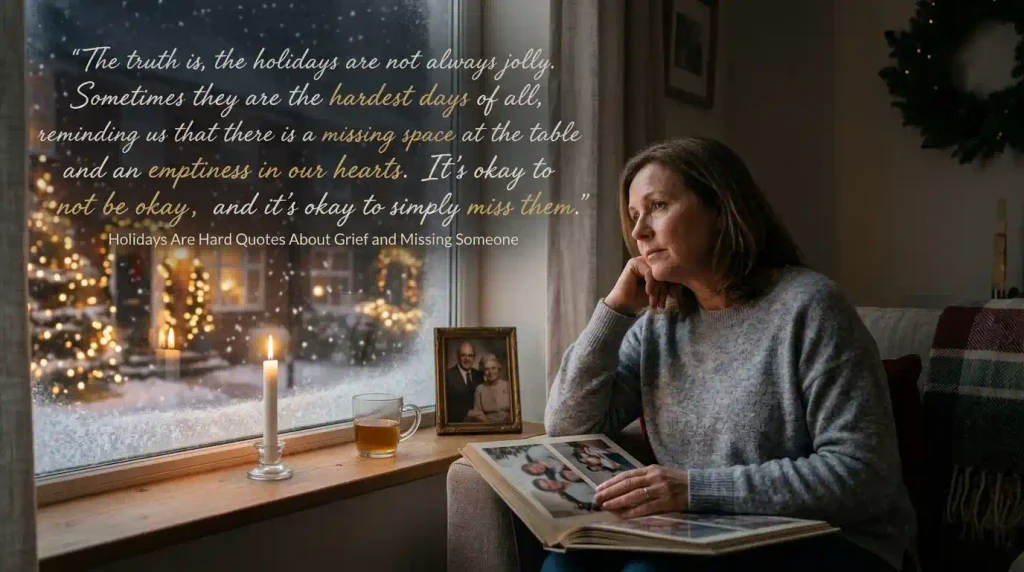 Holidays Are Hard Quotes About Grief and Missing Someone