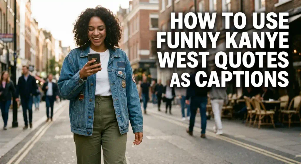 How to Use Funny Kanye West Quotes as Captions