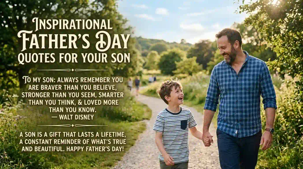 Inspirational Father's Day Quotes for Your Son 