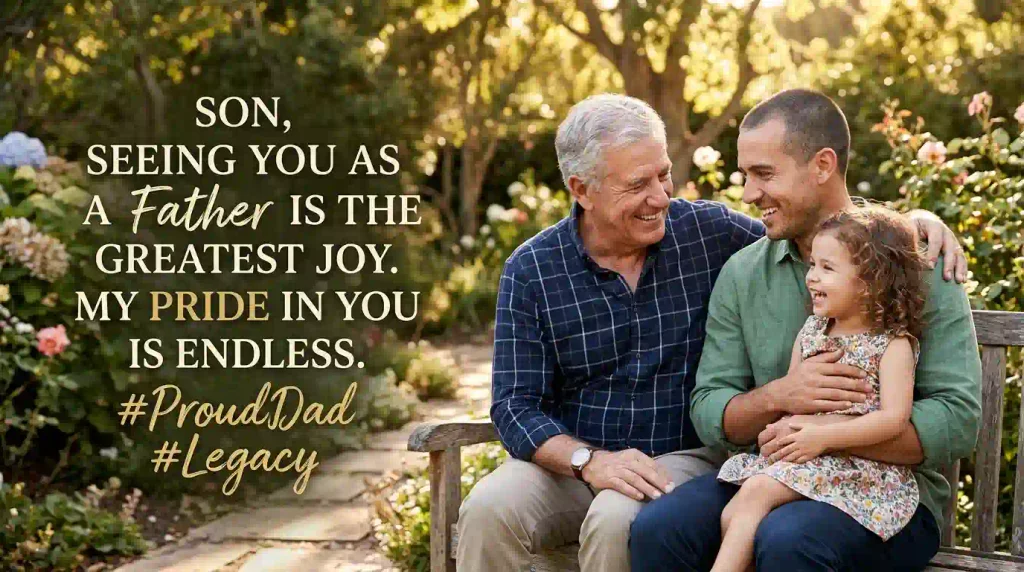 Proud Father Quotes for a Son Who Has Children